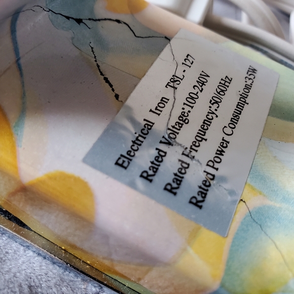 Vintage Mini Iron Portable quilt iron Electric Clothes Iron Travel Iron - Picture 4 of 8